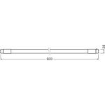Osram Tubo LED T8 SubstiTUBE Connected Advanced (EM/Mains) Ultra Output 24W 3600lm - 840 Bianco Freddo | 150cm - Sostitutiva 58W