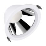 Ledvance Downlight LED Comfort Aluminium Bianca 18W 2160lm 55D - 930-940 CCT | 160mm - Ritaglio 150mm - IP44 - Miglior Resa Cromatica - UGR<19 - Zigbee Dimmerabile 