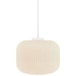 Nordlux Milford 30 Luce Pendente Vetro Bianca | Adatto per 1x E27