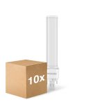 Confezione Multipack 10x Noxion Lucent PL-S LED 4.3W - 830 Luce Calda -  | 2-Pin - Sostitutiva 9W