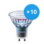 Confezione Multipack 10x Philips MASTER LED Spot ExpertColor GU10 PAR16 5.5W 375lm 25D - 930 Luce Calda | Miglior resa cromatica - Dimmerabile - Sostitutiva 50W