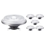 Confezione Multipack 6x Philips MASTER LED Faretti G53 AR111 14.8W 950lm 45D - 940 Bianco Freddo | Miglior Resa Cromatica - Dimmerabile - Sostitutiva 75W