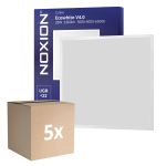 Confezione Multipack 5x Noxion Pannello A LED Ecowhite V4.0 28W 3360lm - 830-840-865 CCT | 60x60cm - Philips driver