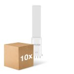 Confezione Multipack 10x Noxion Lucent PL-S LED  4.3W - 830 Luce Calda -  | 4-Pin - Sostitutiva 9W
