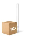 Confezione Multipack 10x Philips CorePro PL-L LED Bulbo EM/Mains 16.5W - 840 Bianco Freddo | 4-Pin - Sostitutiva 36W