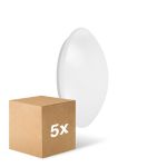 Confezione Multipack 5x Ledvance Surface Circolare 250 Bianca 13W 920lm - 830 Luce Calda | Sensor - IP44 - Sostitutiva 2x13W