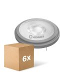 Confezione Multipack 6x Ledvance Faretti LED G53 AR111 11.7W 800lm 40D - 930 Luce Calda | Miglior resa cromatica - Dimmerabile - Sostitua 75W