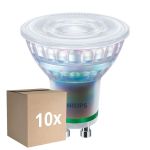 Confezione Multipack 10x Philips Faretti LED Master GU10 PAR16 2.1W 375lm 36D - 827 Bianco Molto Caldo | Sostitutiva 50W