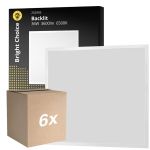 Confezione Multipack 6x Bright Choice Pannello A LED Backlit 36W 3600lm - 865 Luce Del Giorno | 60x60cm - UGR <22
