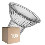 Confezione Multipack 10x Ledvance Faretti LED GU10 PAR16 6.9W 650lm 120D - 927 Bianco Molto Caldo | Miglior Resa Cromatica - Dimmerabile - Sostitutiva 80W