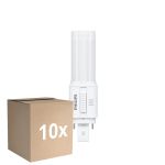 Confezione Multipack 10x Philips CorePro PL-C LED 360D 5.9W 850lm - 830-840-865 CCT | 2-Pin - Sostitutiva 13W