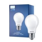 Philips MASTER Value LED Bulbo E27 Pera Ghiaccio 5.9W 806lm - 927 Bianco Molto Caldo | Miglior resa cromatica - Dimmerabile - Sostitutiva 60W