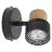 Ledvance LED Decor Faretti Cork Acciaio Nero 3W 230lm - 827 Bianco Molto Caldo | Dimmerabile