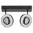 Ledvance LED Decor Faretti Saturn Plastica Nero 21W 440lm - 830-842-865 CCT