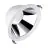 Ledvance Downlight LED Comfort High Efficiency U Aluminium Bianca 25W 3625lm 55D - 840 Bianco Freddo | 215mm - Ritaglio 200mm