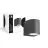 D'Lite Luce Da Parete Vossem Nero | IP54 - Adatto Per 1x GU10