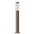 Nordlux Helix Lampada a piedistallo Acciaio Corten Marrone | 150mm - IP44 - Adatto per GU10