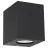 Nordlux Canto Kubi 2 Luce Da Parete Aluminium e Vetro Nero Up & Down - 10.6W 500lm - 830 Luce Calda -  | IP44