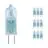 Confezione Multipack 10x Osram 64427 Halostar Starlite 2000 GY6.35 20W 12V 928 | Bianco Molto Caldo - Miglior resa cromatica