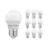 Confezione Multipack 10x Noxion Lucent Lustre LED E27 Sferica Ghiaccio 2.5W 250lm - 827 Bianco Molto Caldo | Sostitutiva 25W