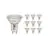Confezione Multipack 10x Noxion Faretti LED GU10 PAR16 5.5W 560lm 36D - 830 Luce Calda | Sostitutiva 75W