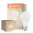 Confezione Multipack 6x Ledvance Classic LED E27 Pera Ghiaccio 8.8W 806lm - 827 Bianco Molto Caldo | Dimmerabile - Sostitua 60W