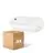 Confezione Multipack 4x  Philips LED Sicurezza Coreline BWC110 Bianca 9W 900lm - 830 Luce Calda -  | 242x110mm - IP54 - Sensore Di Luce
