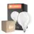 Confezione Multipack 6x Ledvance Classic LED Star LED E27 Globe Ghiaccio 11W 1521lm - 827 Bianco Molto Caldo | Dimmerabile - Sostitutiva 100W