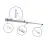 Bright Choice Rail Set 1-Fase 3 Metro Bianca | incl. Tappo Di Chiusura, Connettore di Alimentazione e I-Connettore