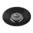 Noxion Incasso Faretti Logic MR16 Inclinabile Lucido Nero | 92mm - Ritaglio 80mm - IP20 - Incl. GU10 Attacco