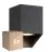 Confezione Multipack 6x Nordlux Nico Luce Da Parete Piazza Aluminium Nero | Adatto per 1x GU10