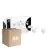 Confezione Multipack 6x D'Lite Luce da soffitto Beitem Ghiaccio Bianca FSC Legna | Adatto Per 4x GU10