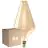 Confezione Multipack 6x Calex XXL Vienna Oro LED E27 Filamento 4W 320lm- 822 Bianco Molto Caldo | Dimmerabile