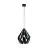 Eglo Luce Pendente Carlton 1 Acciaio Nero | IP20 - Adatto per 1x E27 