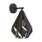 Eglo Luce Da Parete Carlton 1 Acciaio Nero Rame | IP20 - Adatto per 1x E27 