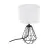Eglo Lampada Da Tavolo Carlton 2 Acciaio Nero | IP20 - Adatto per 1x E14 