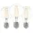 Confezione Multipack 3x Eglo LED Pera E27 Filamento Chiara 21W 806lm - 827 Bianco Molto Caldo | Sostitutiva 60W