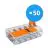 Confezione Multipack 50x Wago 221-415 Morsetto a vite Connettore | 5 Filo Connessione 