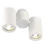 SLV Enola B Parete e Luce da soffitto Aluminium Bianca | Adatto per 2x GU10 