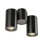 SLV Enola B Parete e Luce da soffitto Aluminium Nero | Adatto per 2x GU10 