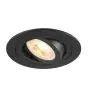 SLV New Tria 75 Faretti Aluminium Nero Il Giro | Ritaglio 75mm - Adatto per 1x GU10 