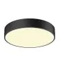 SLV Medo 40 Parete e Luce da soffitto Aluminium Nero Il Giro 20W 2350lm - 927-930-940 CCT | IP50 - Miglior Resa Cromatica - Dimmerabile 