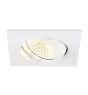 SLV New Tria 68 Faretti Aluminium Bianca Piazza 11W 700lm 60D - 918-930 Dim To Warm | Ritaglio 68mm - Miglior Resa Cromatica
