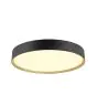 SLV Decona 42 Luce da soffitto Aluminium Nero Oro Il Giro 23W 2680lm - 930-940 CCT | IP44 - Miglior Resa Cromatica - Dimmerabile 