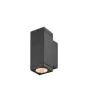 SLV Theo Pro S Up/Down Luce Da Parete Aluminium Antracite 12W 1400lm - 827 Bianco Molto Caldo | Esterni - IP65