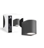 D'Lite Luce Da Parete Vossem Nero | IP54 - Adatto Per 1x GU10