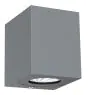 Nordlux Canto Kubi 2 Luce Da Parete Aluminium Grigio Up & Down - 10.6W 500lm - 830 Luce Calda -  | IP44