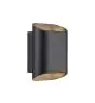 Nordlux Nico 22 Luce Da Parete Nero IP54 | Adatto per 4x GU10