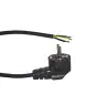Noxion Power Cavo di alimentazione Nero - Schuko Europlug + Estremità aperte - 5m - 3 pole 0,75mm2