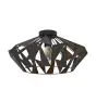 Eglo Luce da soffitto Carlton 6 Acciaio Nero Rame | IP20 - Adatto per 1x E27 